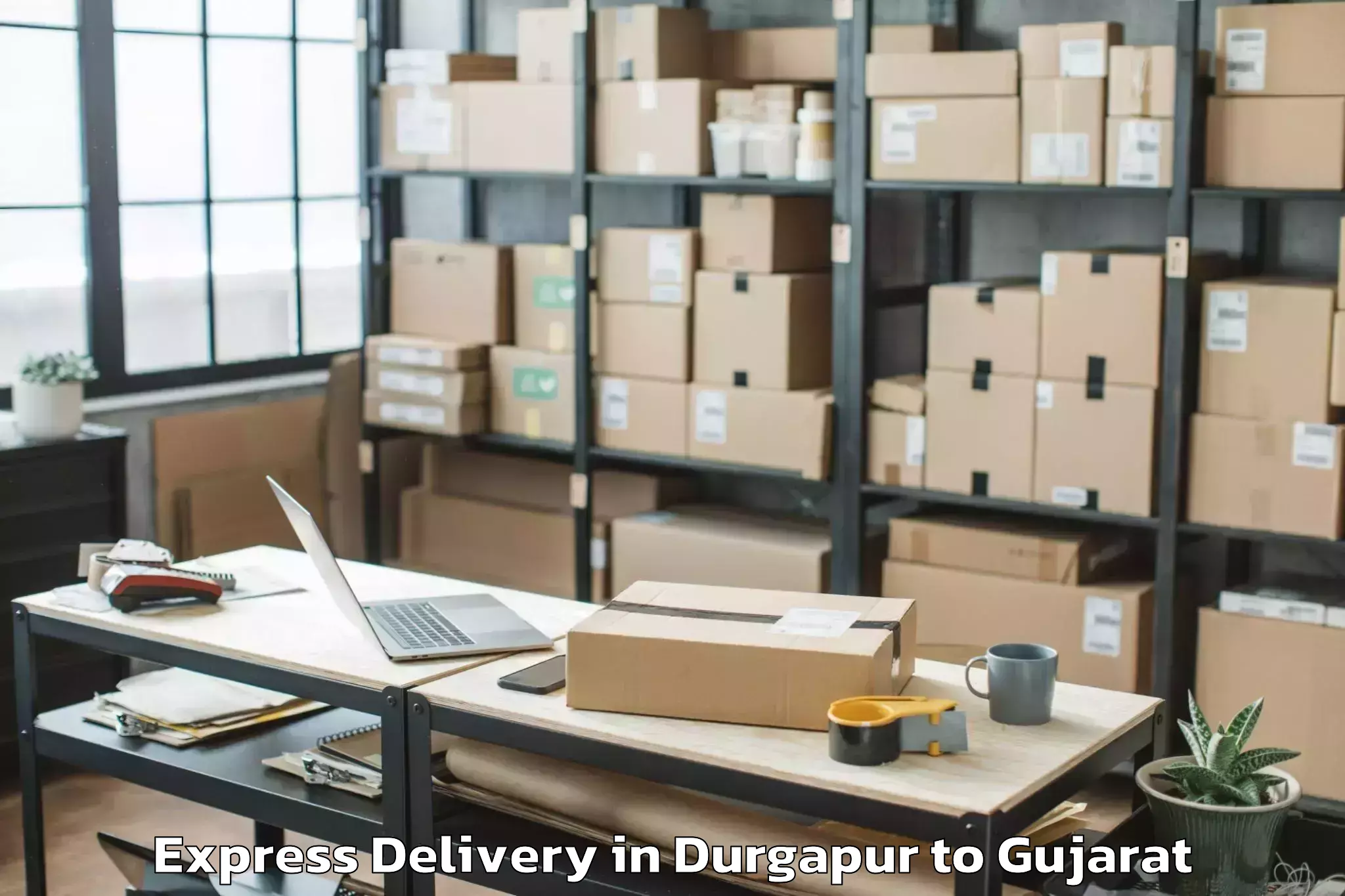 Easy Durgapur to Vadodara Express Delivery Booking